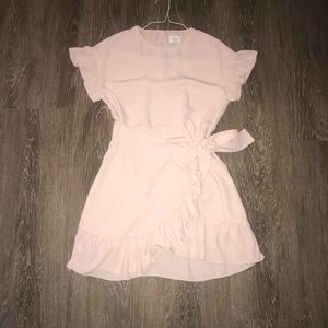 Wilfred XXS light pink wrap dress